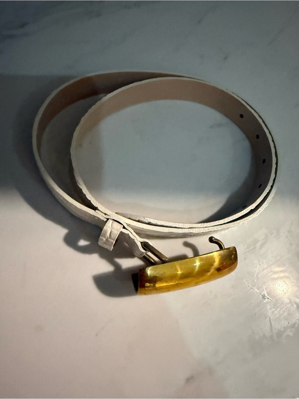 L'AGENCE Women's Marlowe Leather Belt medium - Picture 5 of 7
